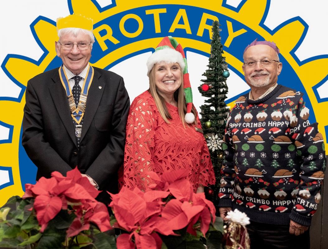 President Sandy Farquharson, Faye McPherson, Peter Mehta