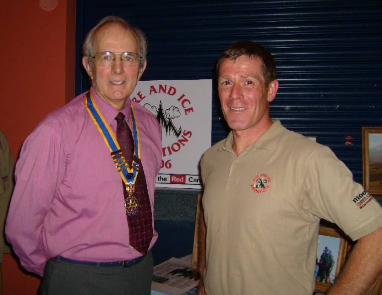 President David welcomes John Robson