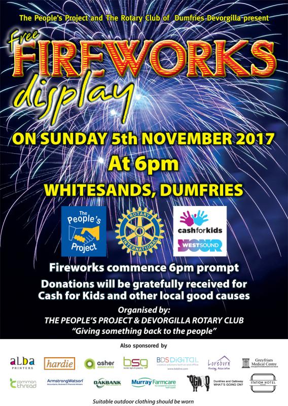 Dumfries Community Fireworks Dumfries Rotary Club