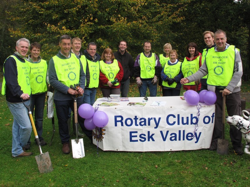Esk Valley Rotary Focus On The Crocus At Roslin Glen - 