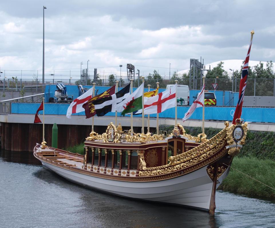 Queen's barge.