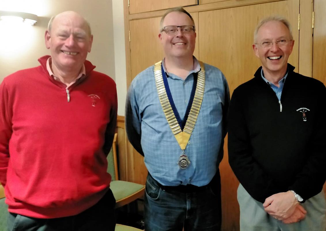 Golf Club Archivists David Coid and Murray Bothwell.  