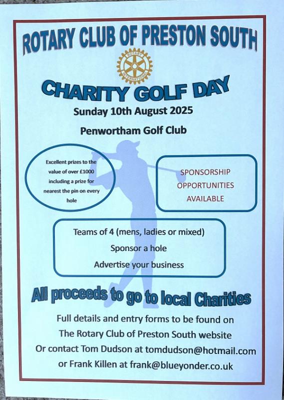 Charity Golf Day Poster