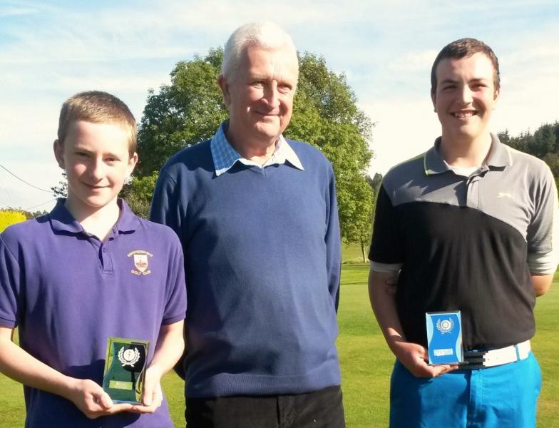 Young Golfers 2015 John and Nathan
(With the pillar of strength chipped out of Granite)