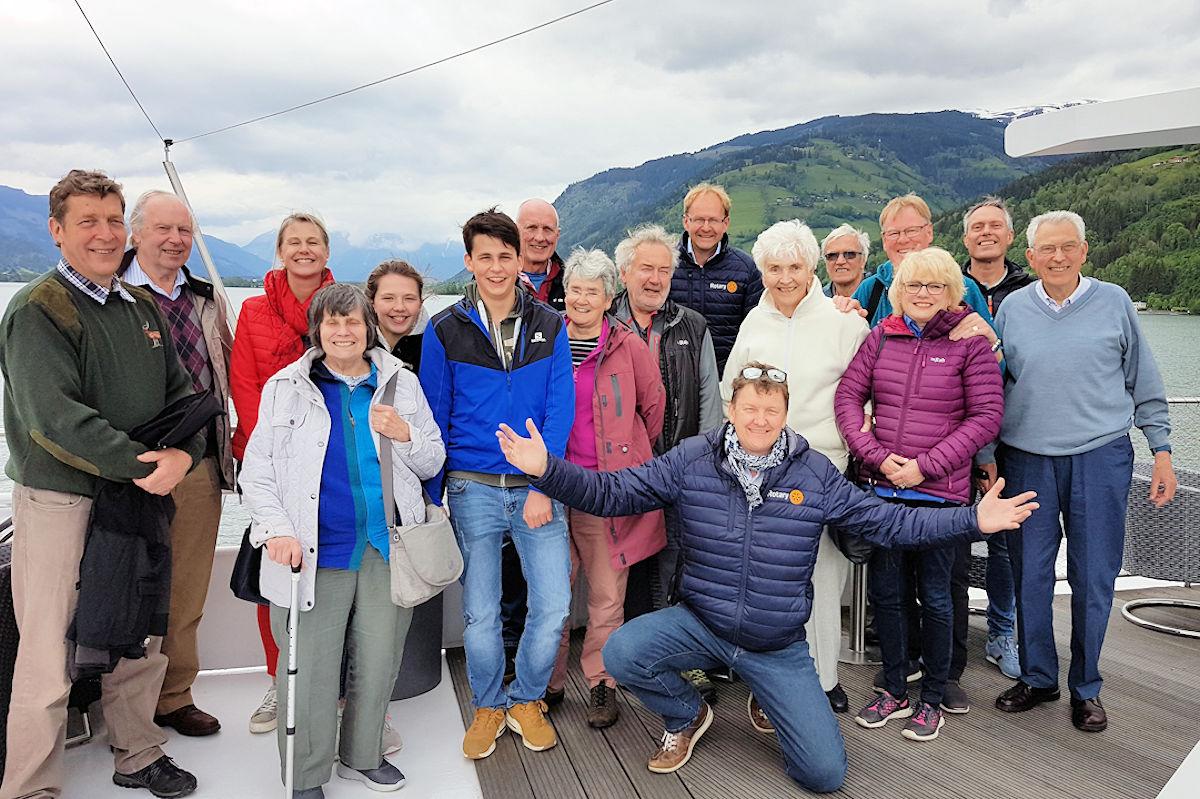 At Lake Zell with some of our hosts