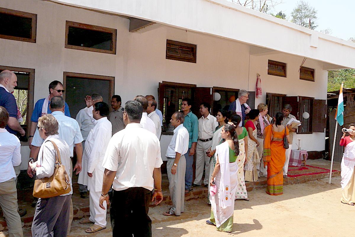 Building a school library in Guwahati, Assam