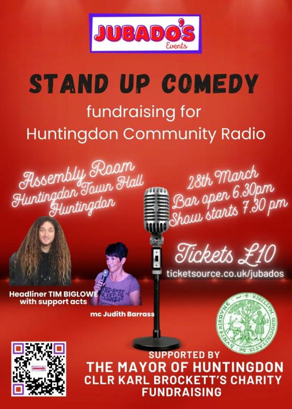 Huntingdon Community Radio Comedy Fundraiser