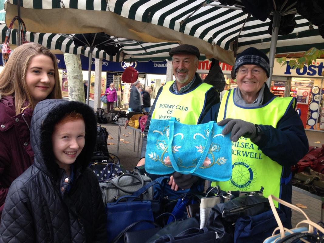 Nailsea & Backwell Rotary Charity Handbag Stall