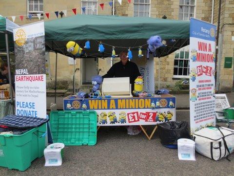Our stall at Highworth Market on 2nd May 2015