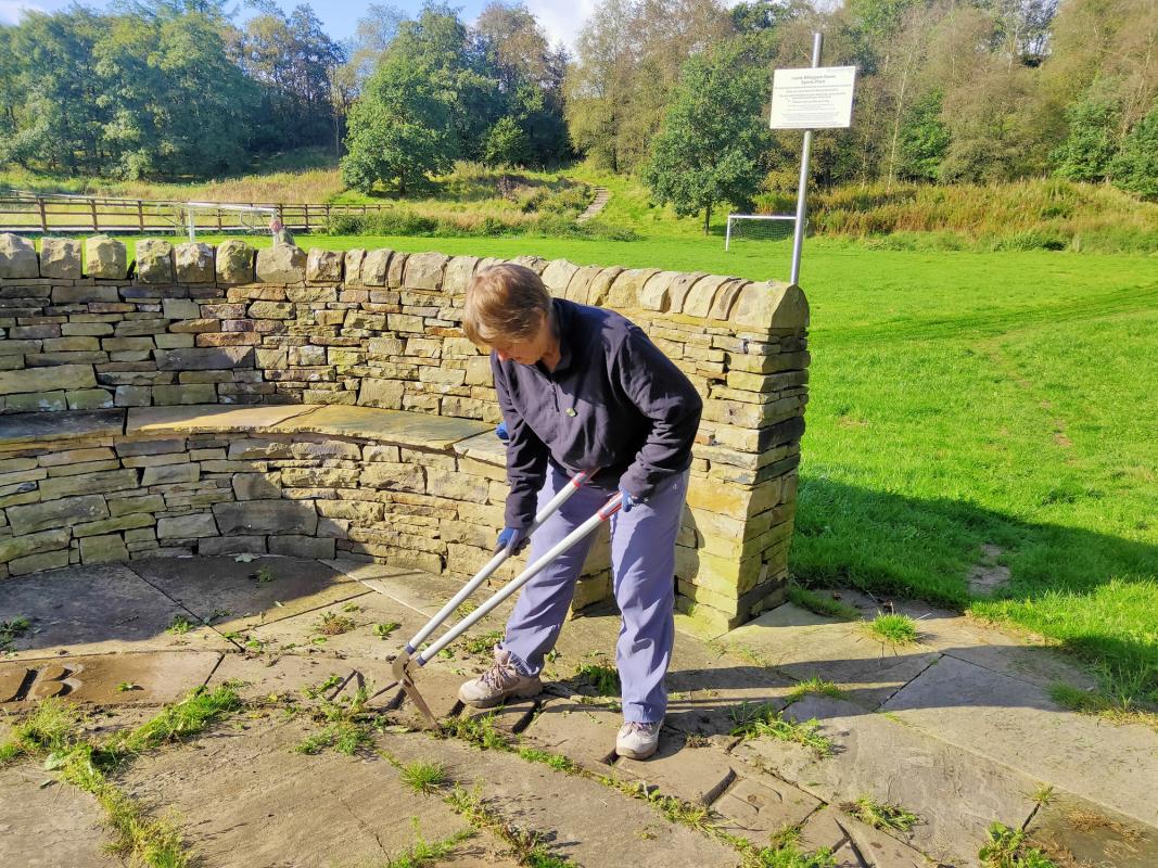 Lumb Millennium Green tidy up.