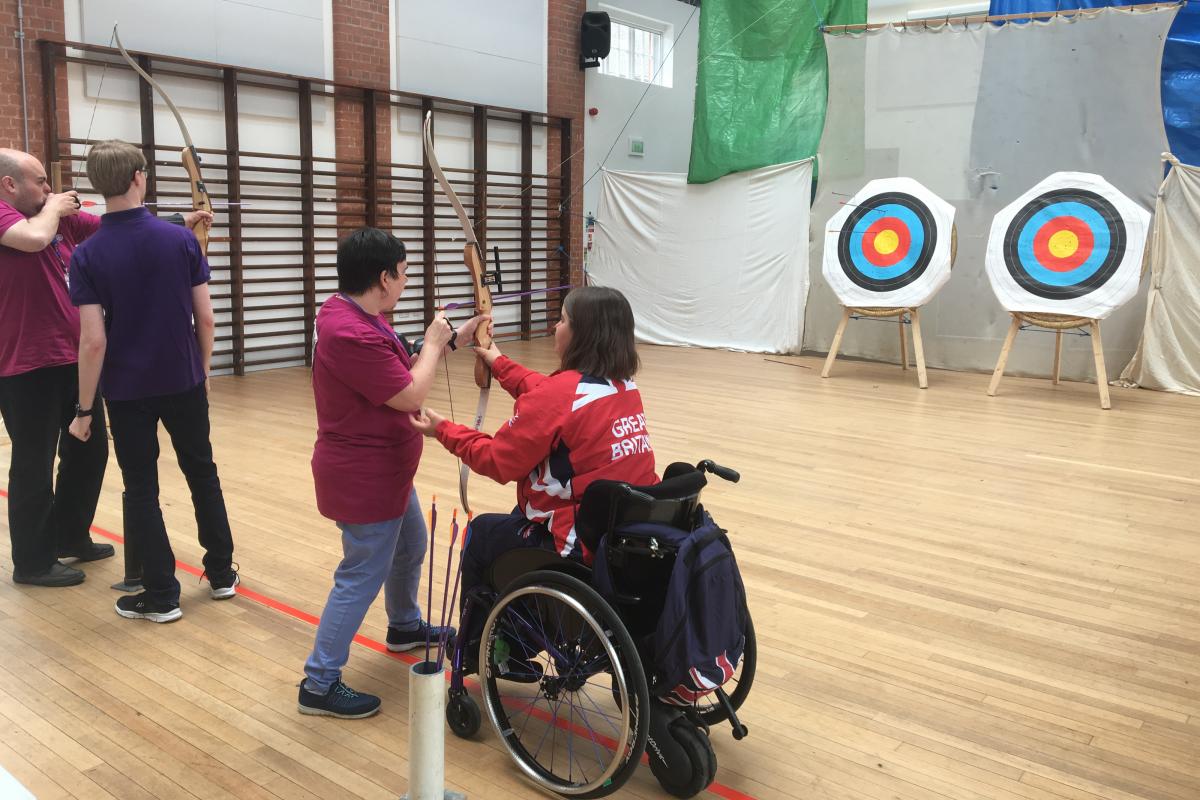 Archery at the Disability Games