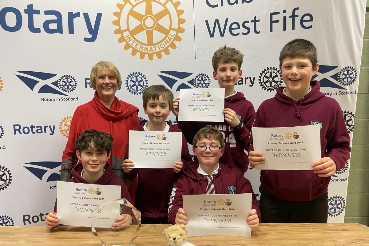 2024 Primary School Quiz Rotary Club of West Fife
