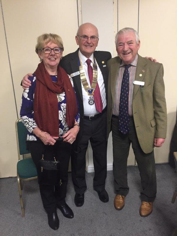 John and Valerie with President John