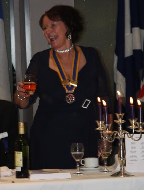 Annual Charter Dinner 17th February 2017 - President Pauline Gardner