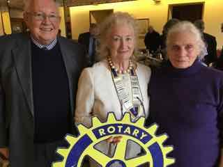 John and Margaret Admitt with President Diana Loveland