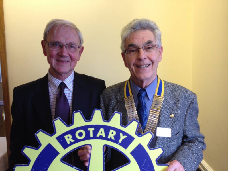 Claude Scott and our President John Newman