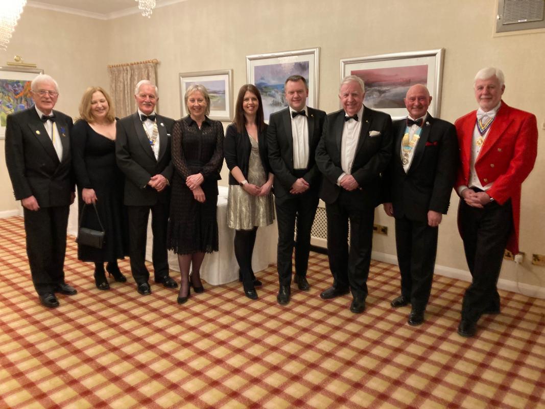 47th year Charter Night Celebration 10 February 2023 - some members with principal guests