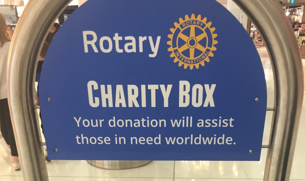 Another chance to donate your time, effort and money to good causes - a convivial Rotary meeting!