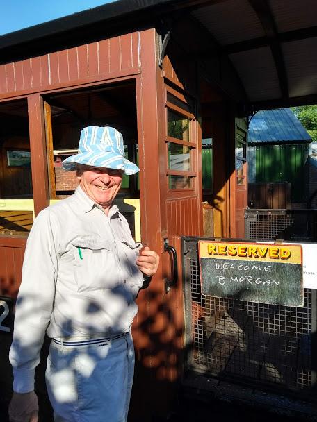 Our guru Bruce and our carriage!