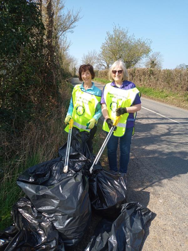 Our lady litter pickers.