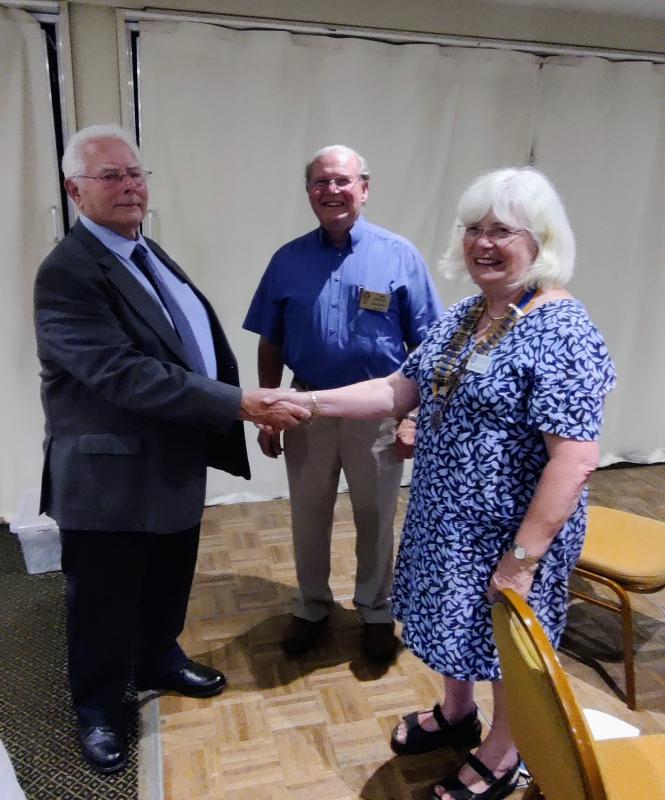 Martin, Tony Moore and President Bronwen.