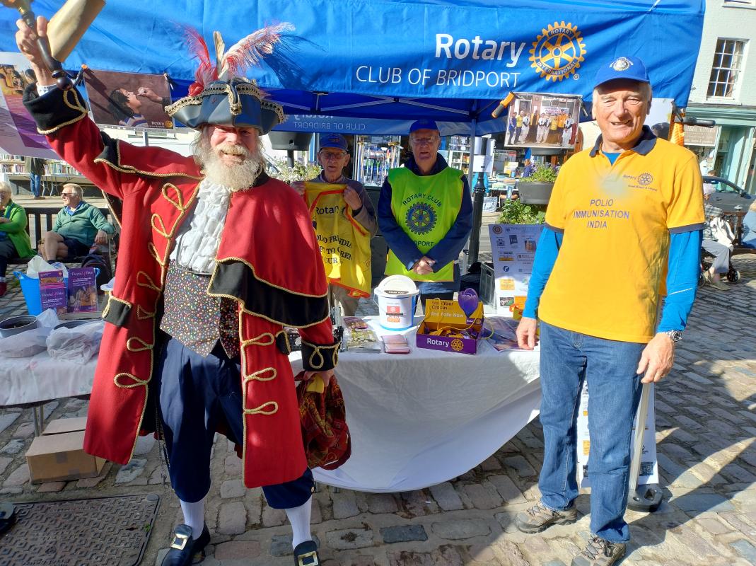 A visit from the Bridport Town Crier