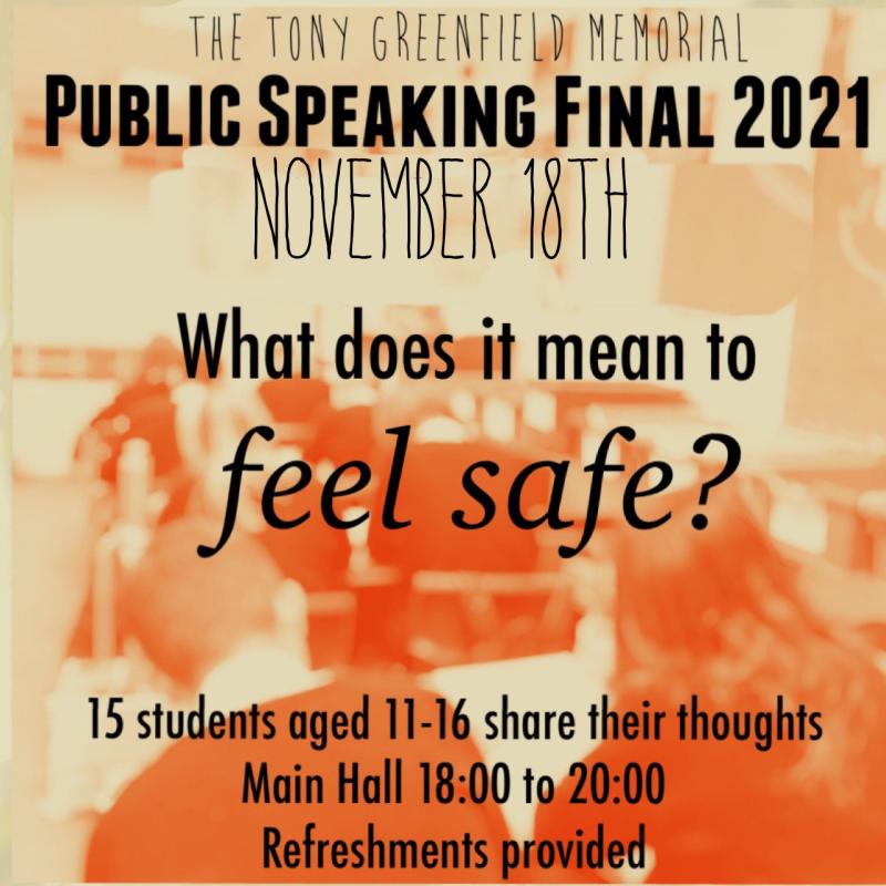 Public Speaking Competition - Public Speaking