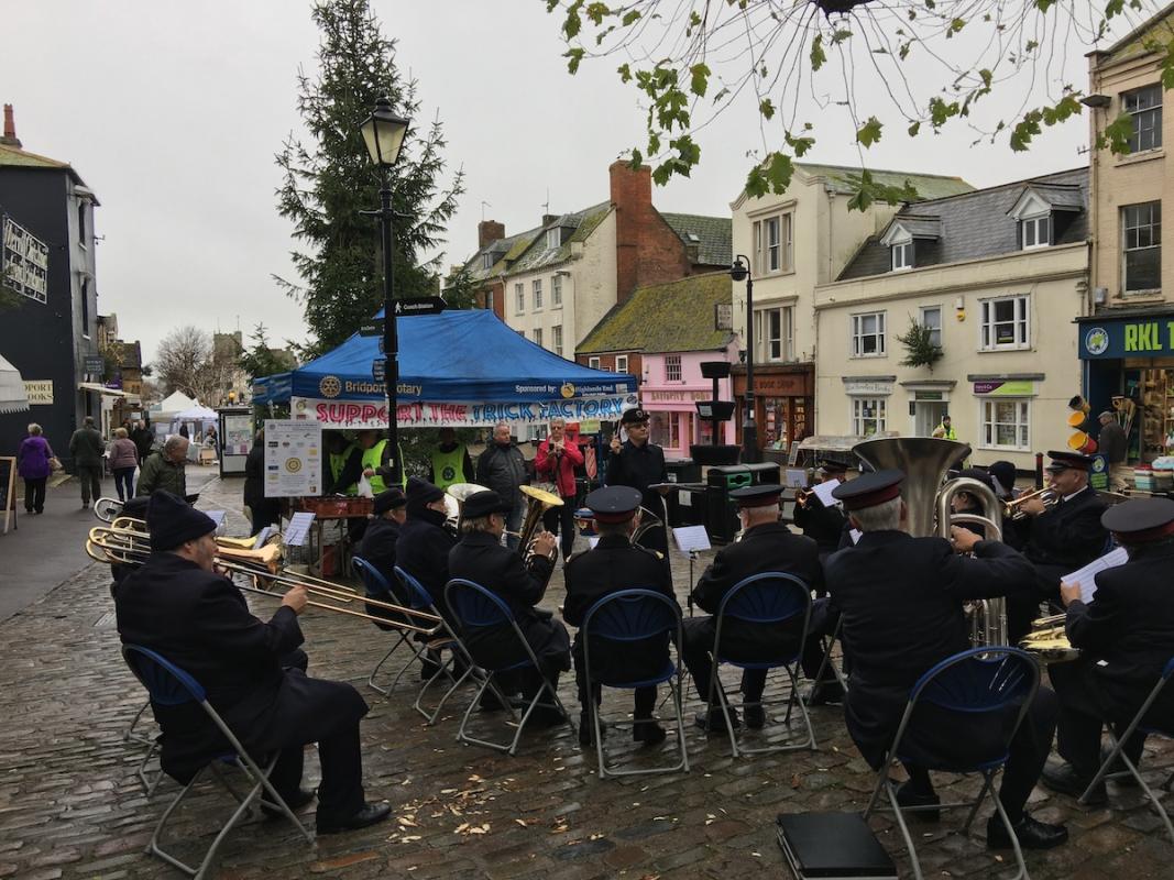 Our annual event selling hyacinths bulbs in Buckydoo Square
