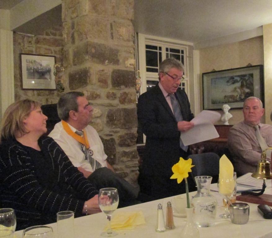 Kevin Donovan of Beaminster School  thanks the club and gives feed back about the mock interviews the club conducted in Beaminster for the school pupils..