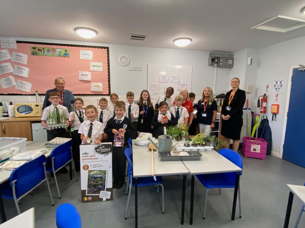 Handover at Wharf Road Primary School