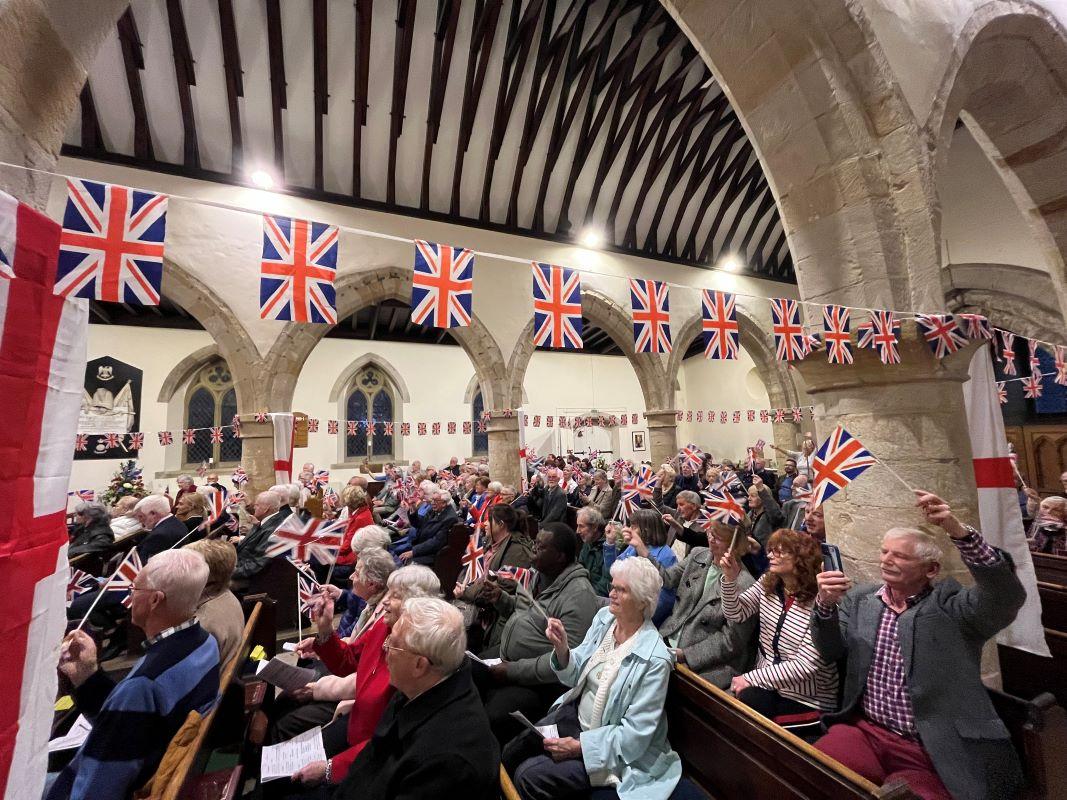 Audience enjoying the concert