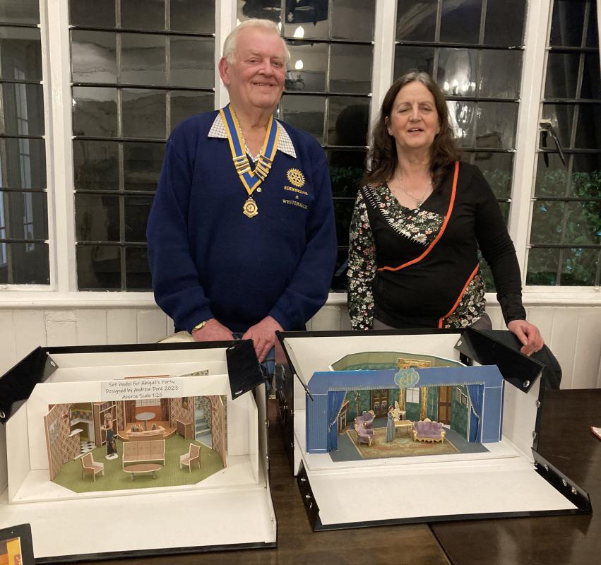 President Peter with Wendy Wilson