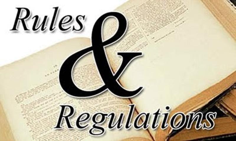 Rules and Regulations