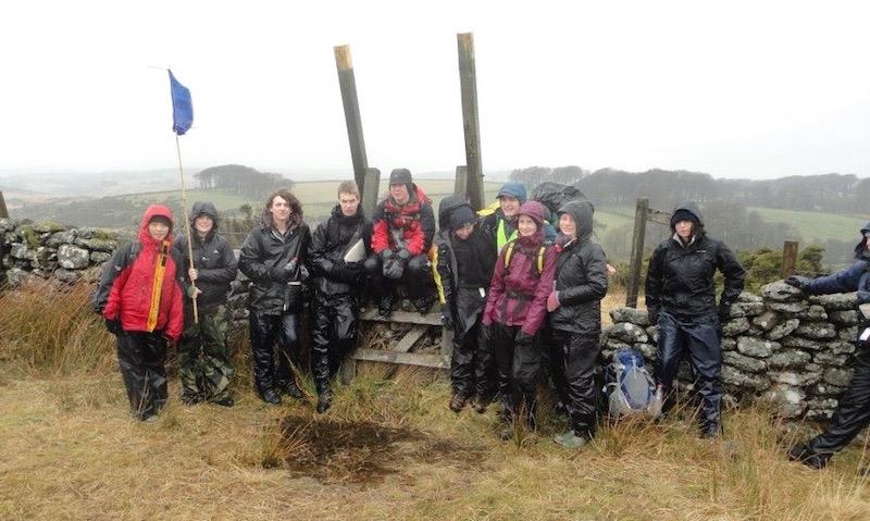 The RYLA training exercise on Dartmoor