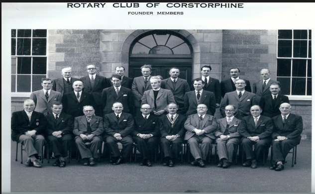  Back Row (L to R) William Newbigging, Robert Pratt, Robert Moyes, David Roddie, Ian D.C. Stephen, James McNair, Andrew Hogarth, Wm. Ross Willis.
Middle Row (L to R) Alexander Murdoch, Thomas S. Taylor, William J. Crawford, Foster Franklin, David W. 