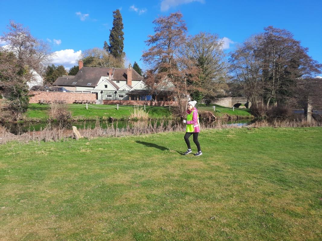 Angela in Brockley Meadow on 