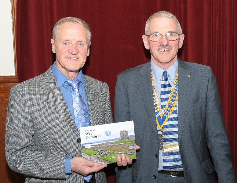 John Steele with President Donald Crawford