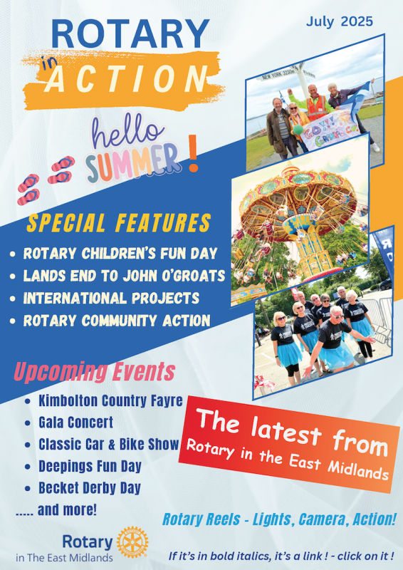 July 2025 Rotary in Action
