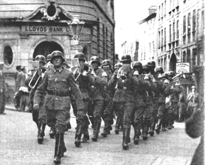 German troops in the UK