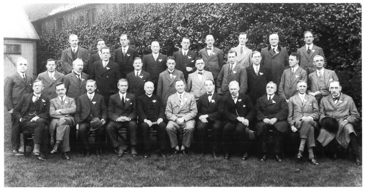 The Rotary Club of King's Lynn in 1928, the earliest photograph in the Club archive.