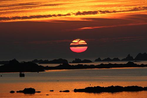 L'Eree at Sunset
