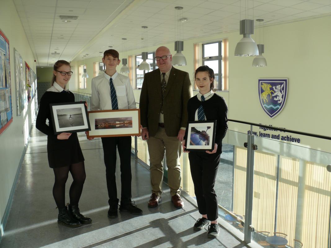 L-R Lottie Bramley, Aidan Kennedy, Keith Shedden, Hannah Ogilvie