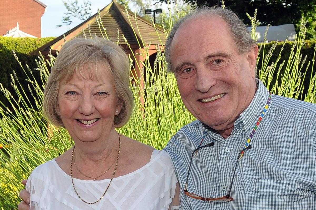 Incoming President John Box and Gloria invited members and guests to a Ceilidh evening