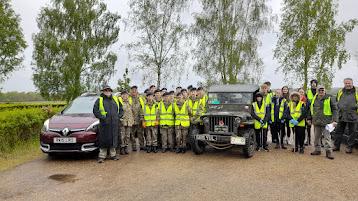 The litter pick team before setting off