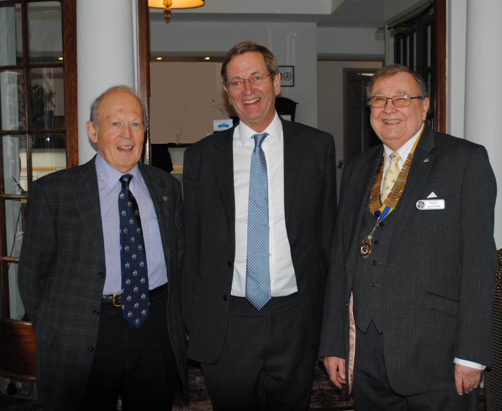 13 February 2020. Michael More-Molyneux, Lord Lieutenant of Surrey visited the club and spoke about his responsibilities and experences as the Queen's representative in the county.