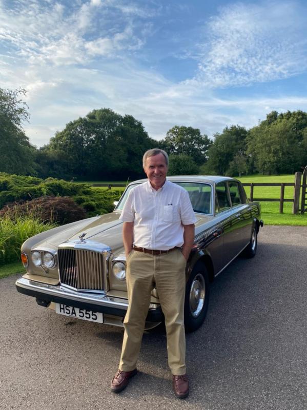President Patrick and his Bentley