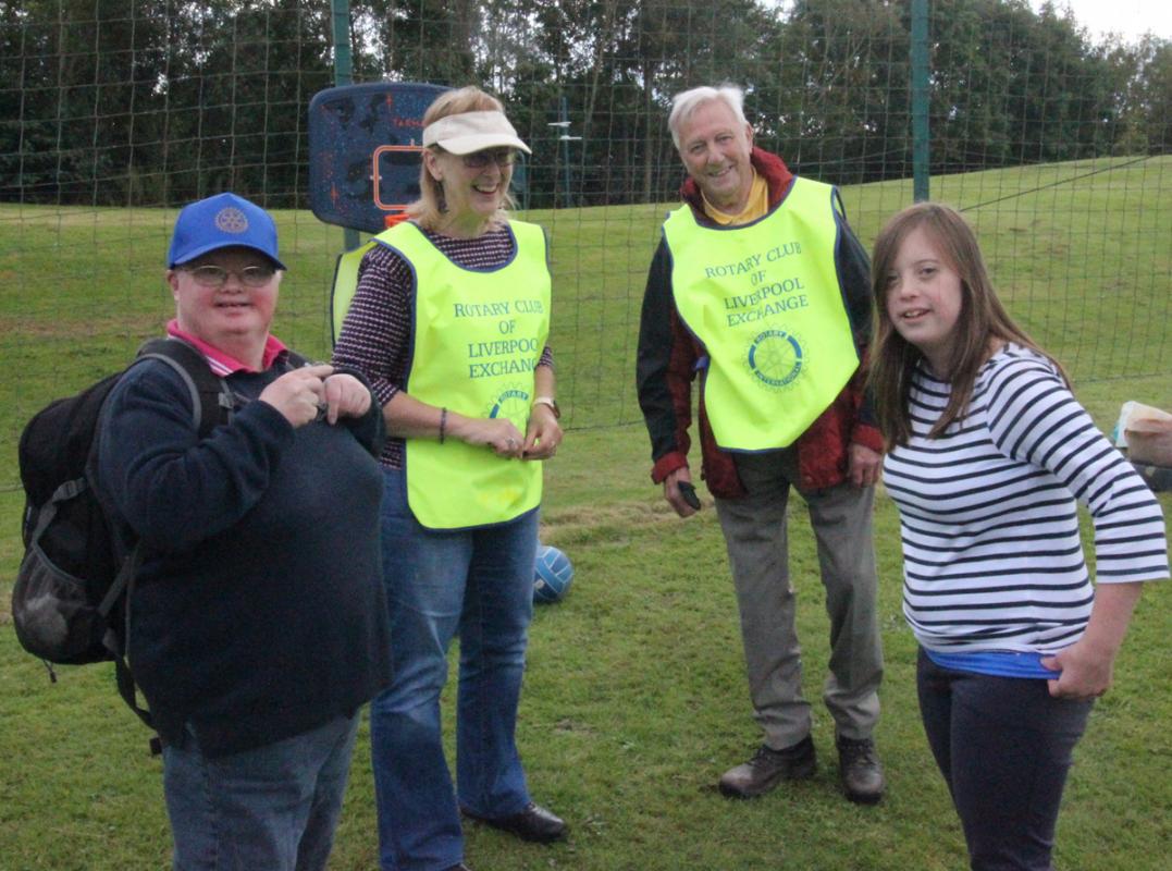 Michele & Alan with participants of Chester Games