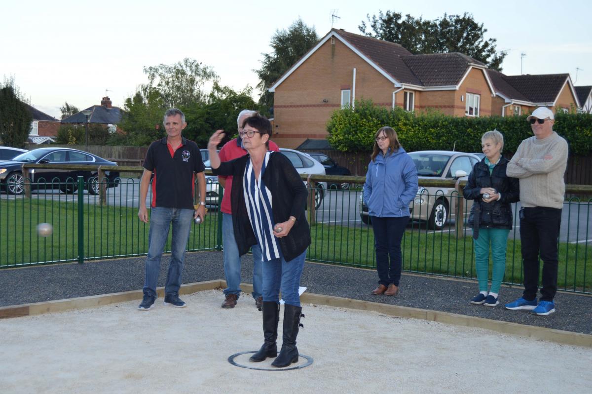 An evening of Petanque at Molescroft