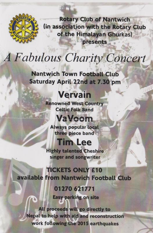  Musical Evening Nantwich Football Club 22nd April 2017 - 