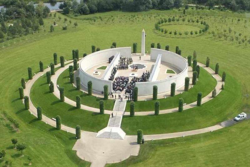 National Memorial Arboretum - aerial view